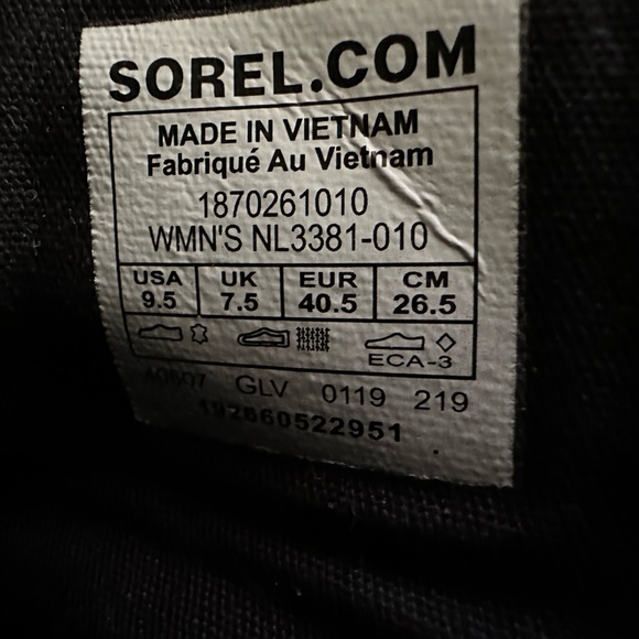 Sorel Black Leather Ankle Booties - Picture 6 of 13